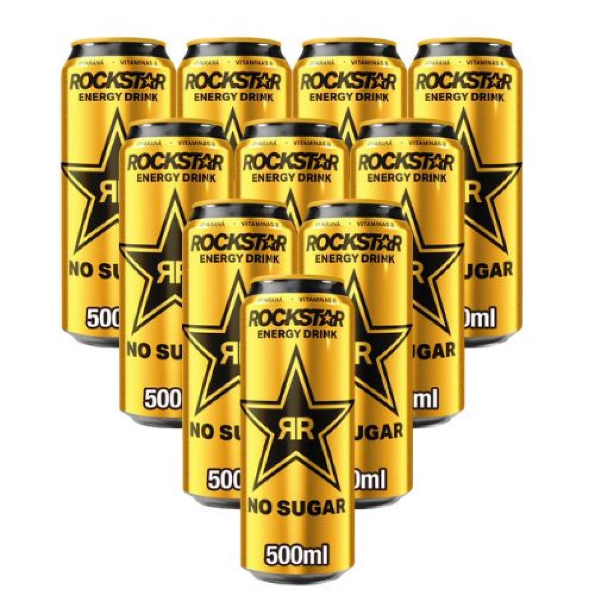 Bebida Energética Rockstar Sabor Original sin Azúcar x12