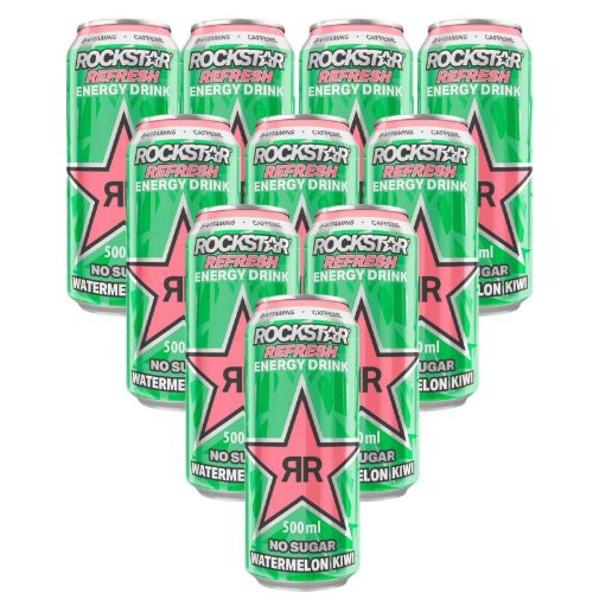 Bebida Energética Rockstar Sabor Sandía Kiwi x12