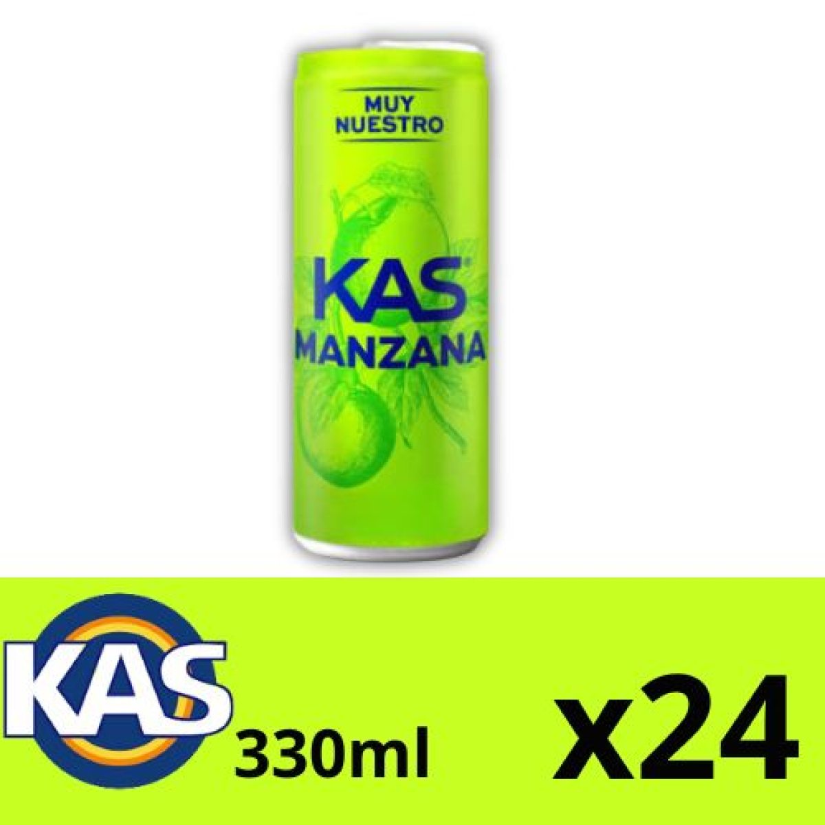 Latas de Kas Sabor Manzana x24