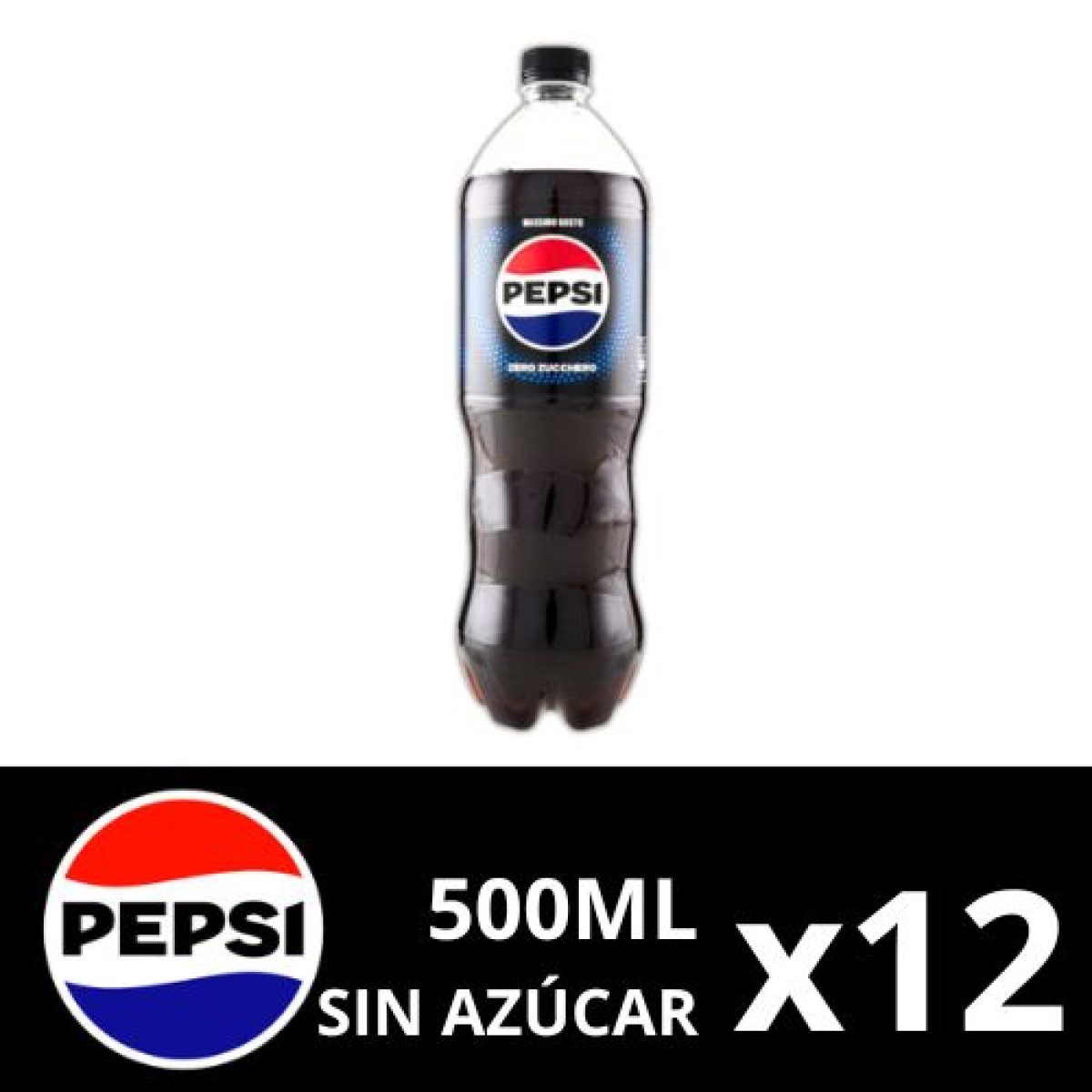 Botellas de Pepsi MAX Sin Azúcar x12