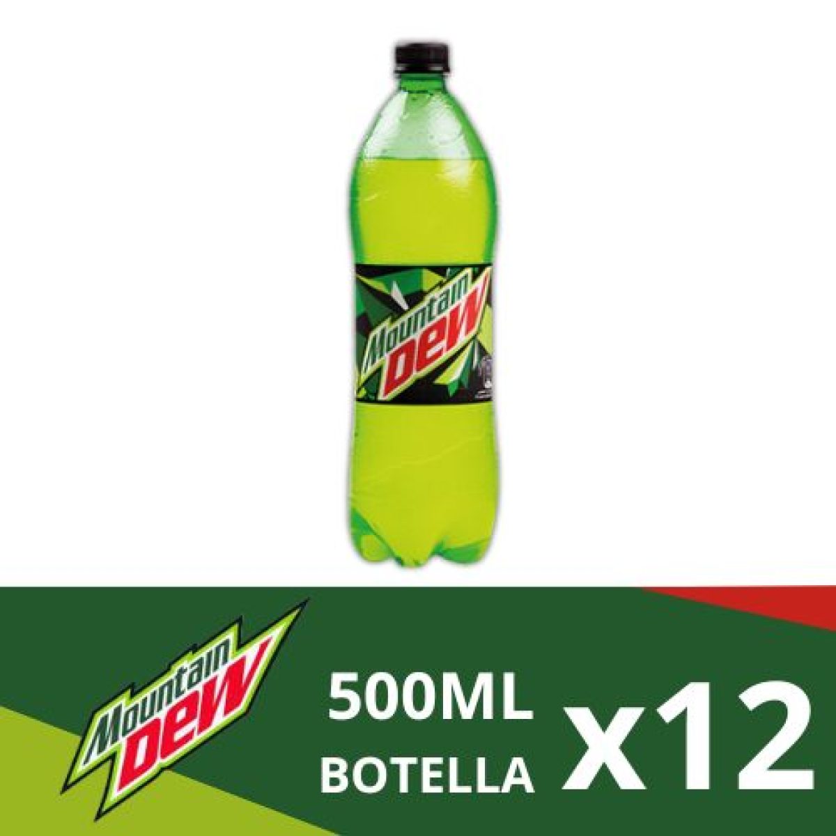 Botellas de Mountain Dew Sin Azúcar x12