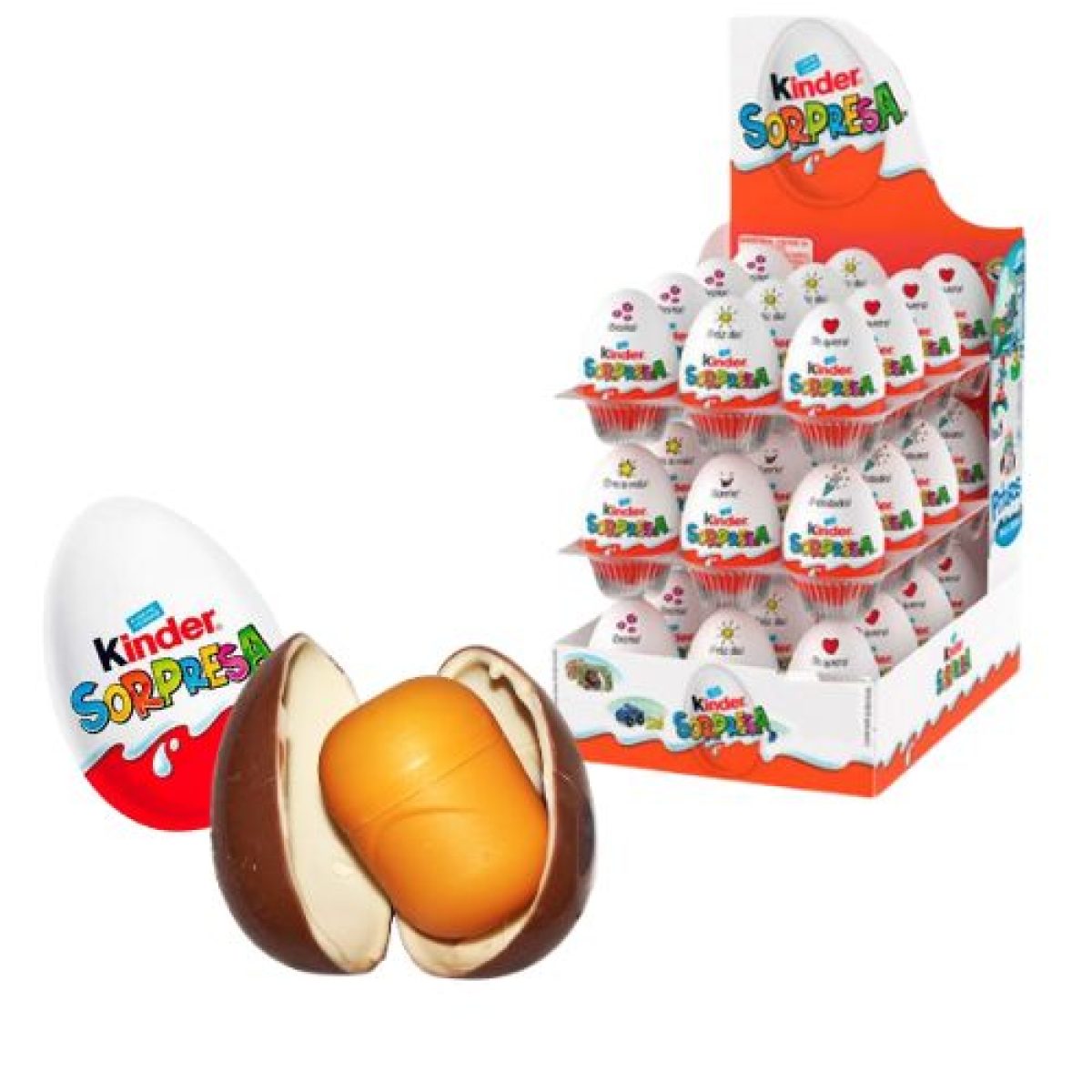 Huevos de Chocolate Kinder Sorpresa con Juguete x36