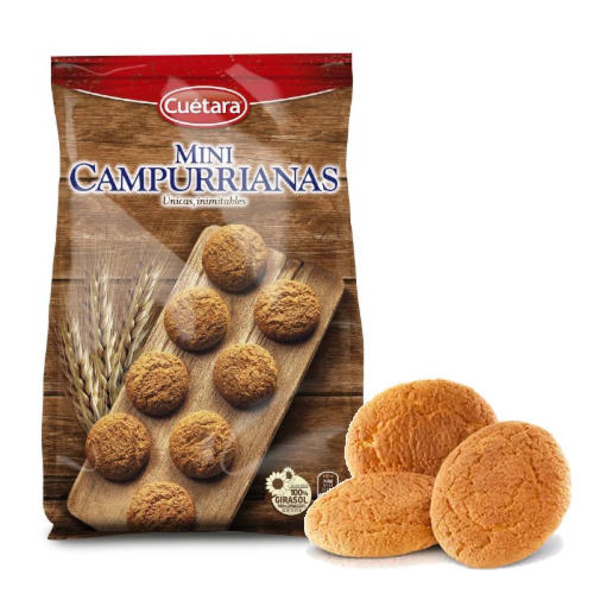 Galletas de Cereales Mini Campurrianas de Cuétara x6 