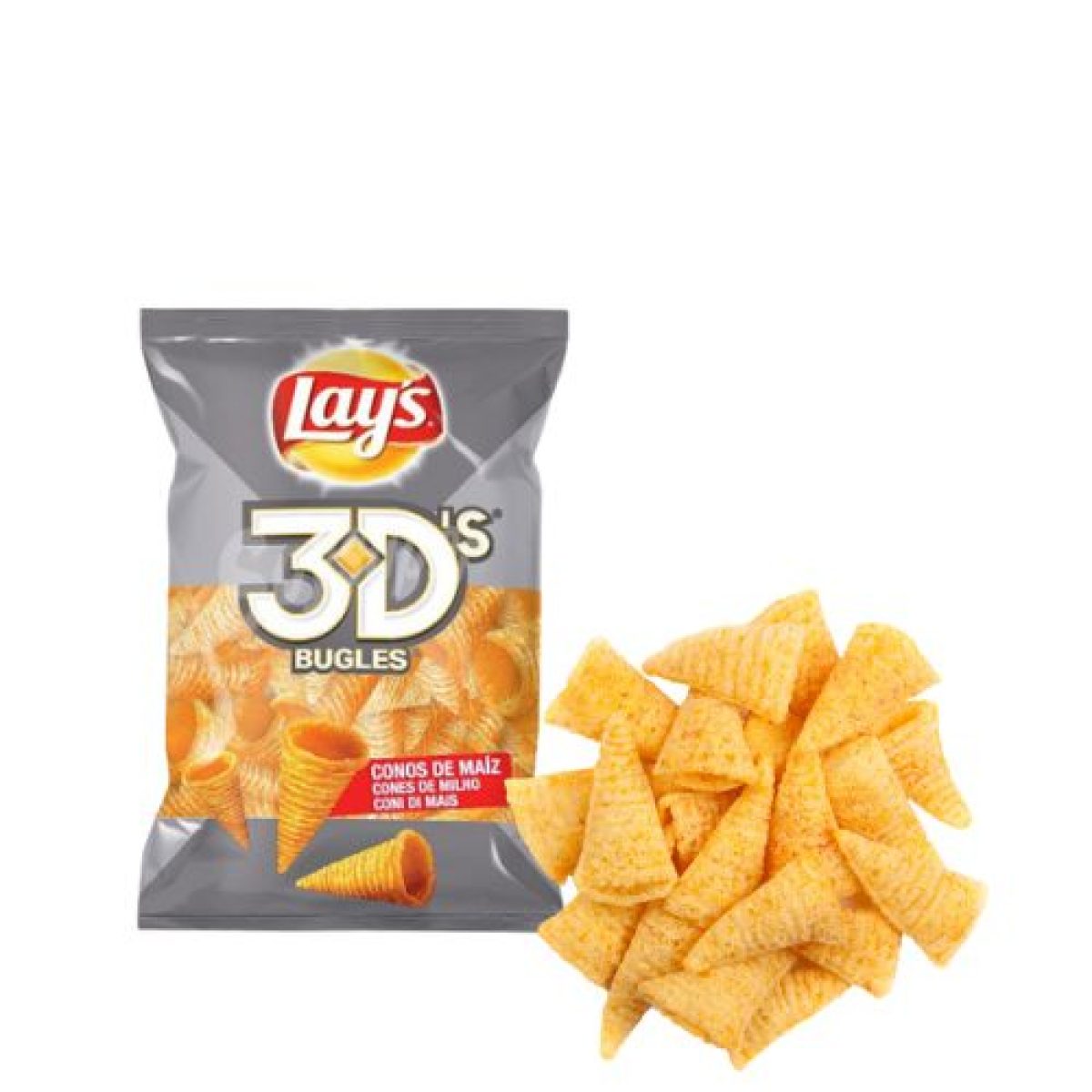 Conos de Maíz Bugles 3D Lays 36gr. x20