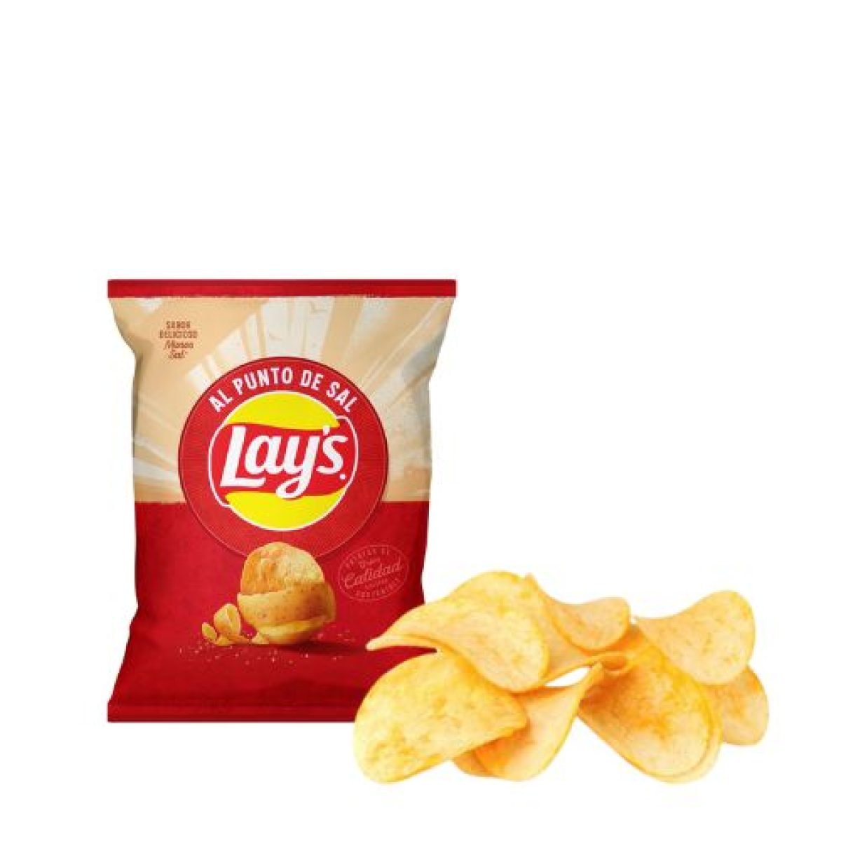 Patatas Fritas Lays al Punto Sal 44gr. x20