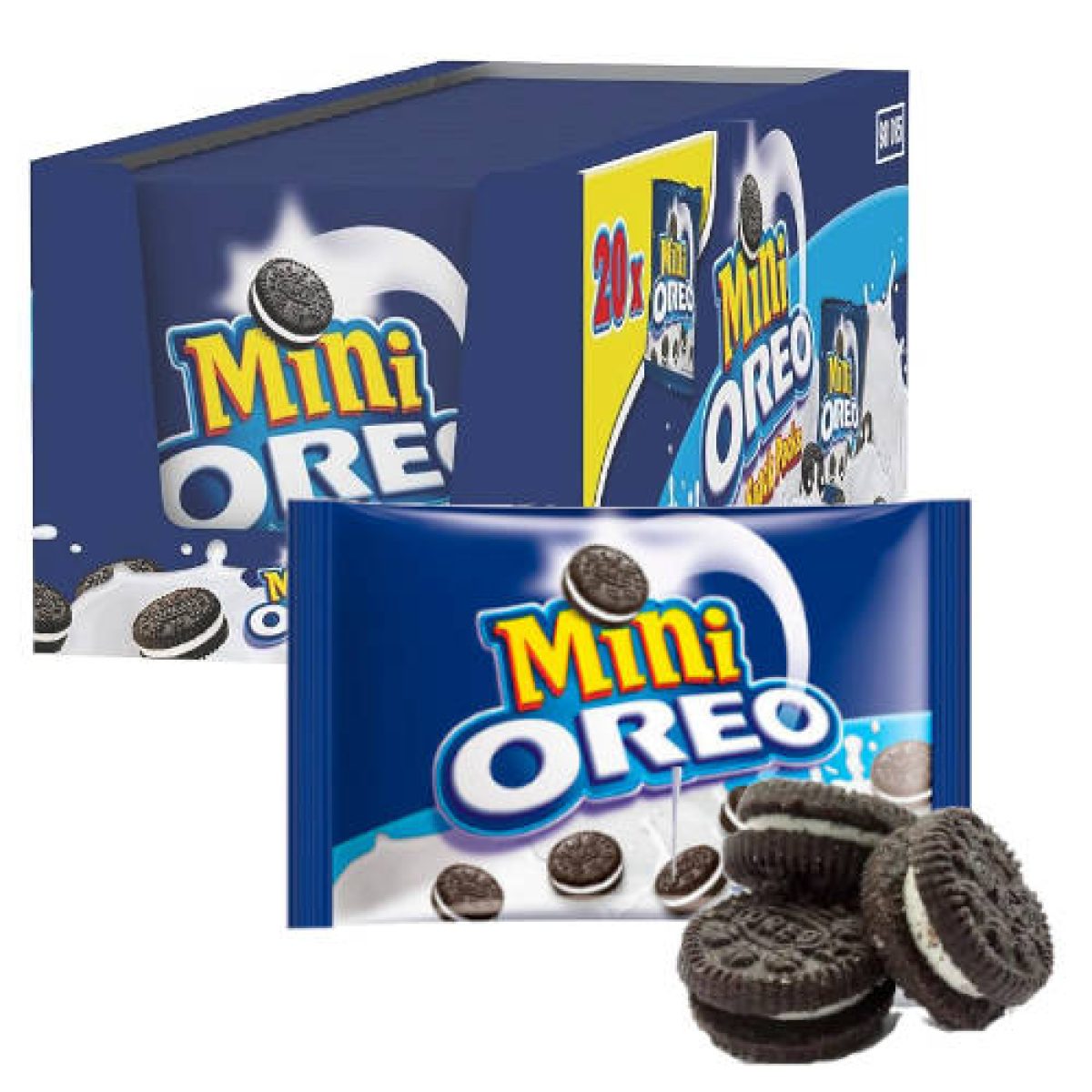 Galletas Mini Oreo Original Rellenas de Crema x20