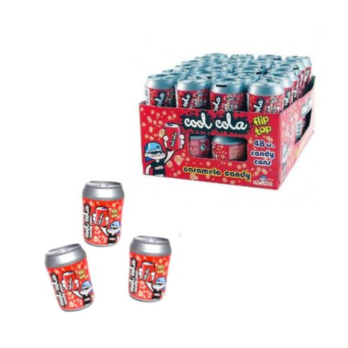 Caramelos Cool cola Top Candy x48