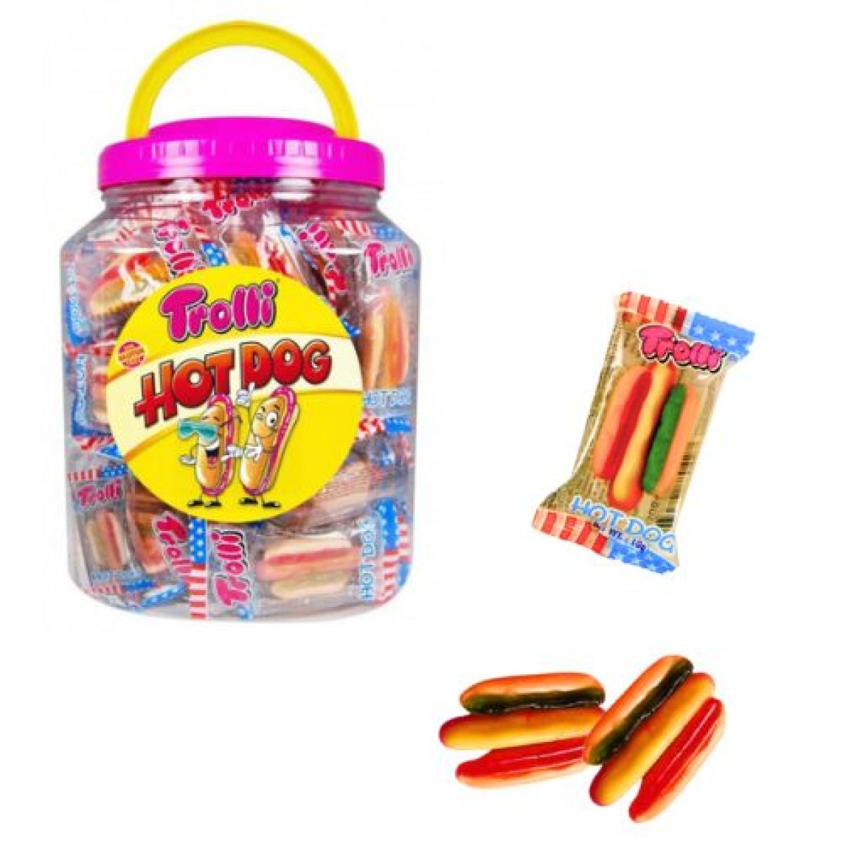 Golosinas Trolli Hot dog x60