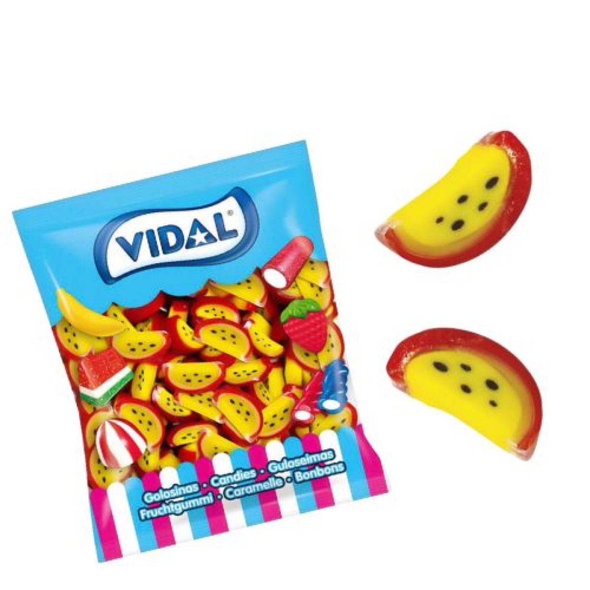 Frutas Bites de la Pasión Regaliz Golosinas Vidal x250