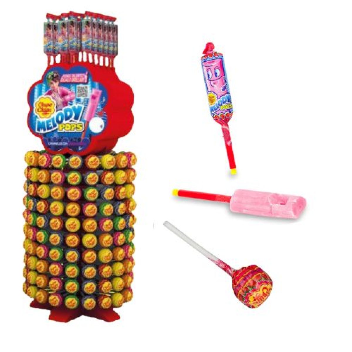 Lote Caramelos Melody Pops y Chupa Chups x217