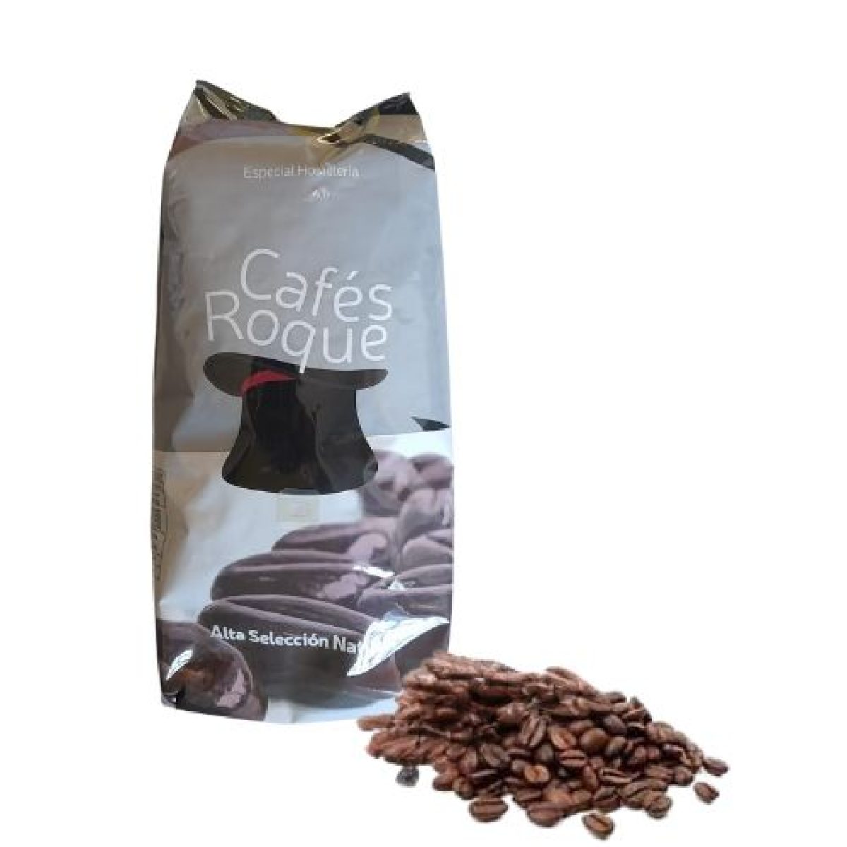 Cafe Natural en Grano Roque Hermanos Jiménez Gutiérrez 1 kg 