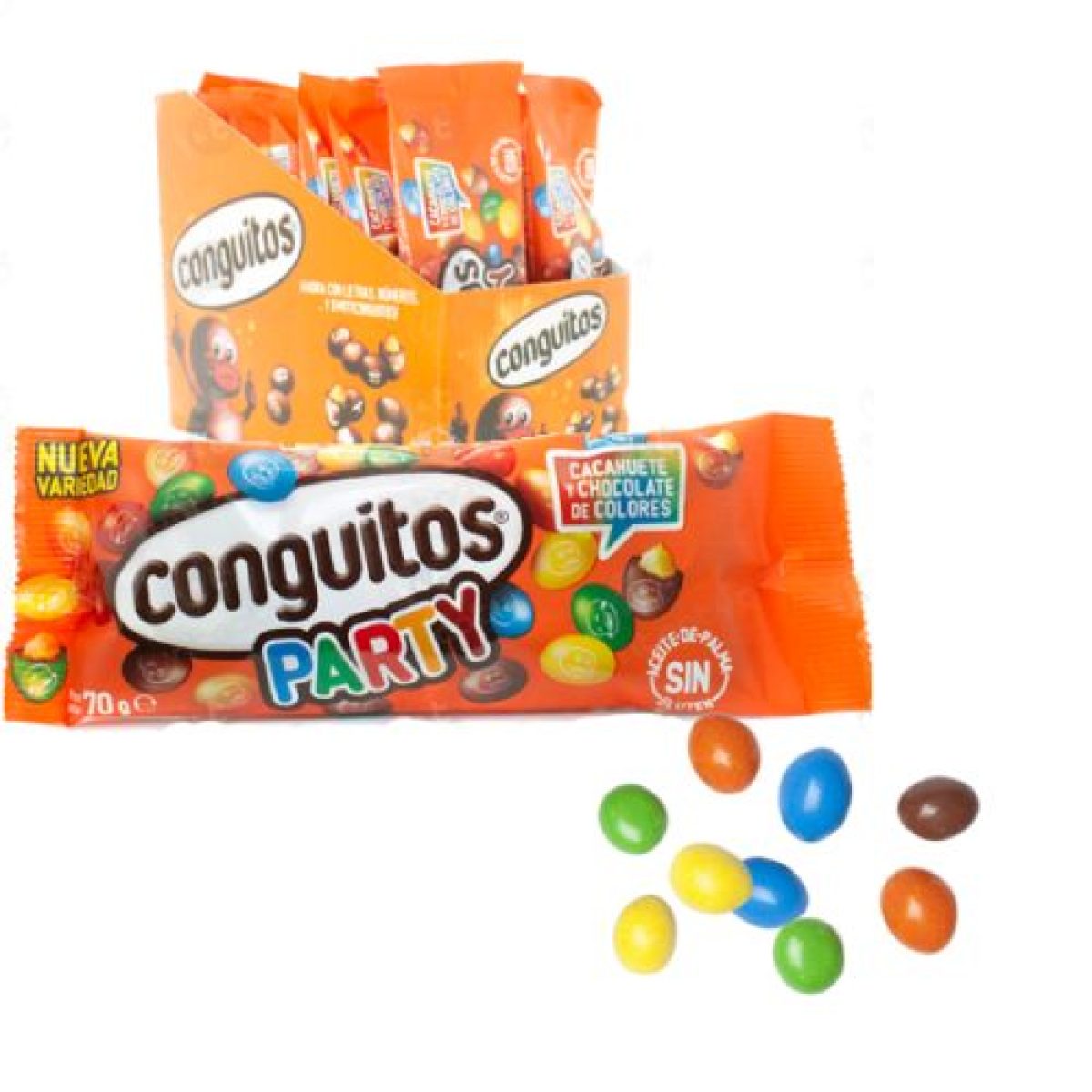 Conguitos Party Recubiertos de Chocolate de Colores 70 gr