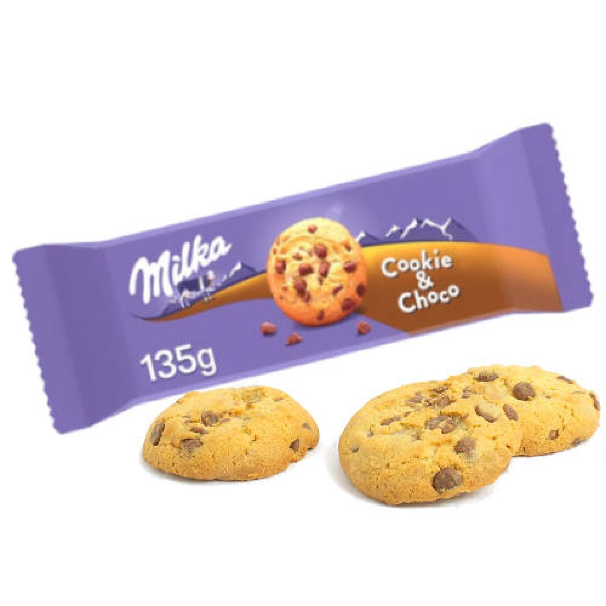 Galletas Milka Cookies con Chispas de Chocolate x24