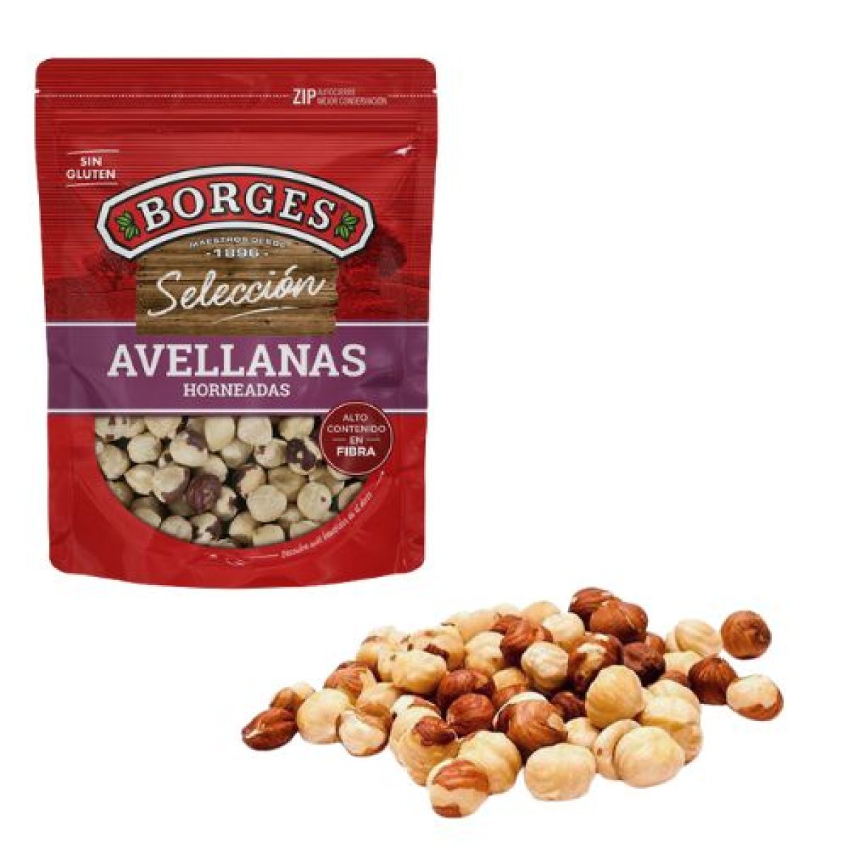 Frutos Secos Borges Avellanas Tostadas 1 kg 