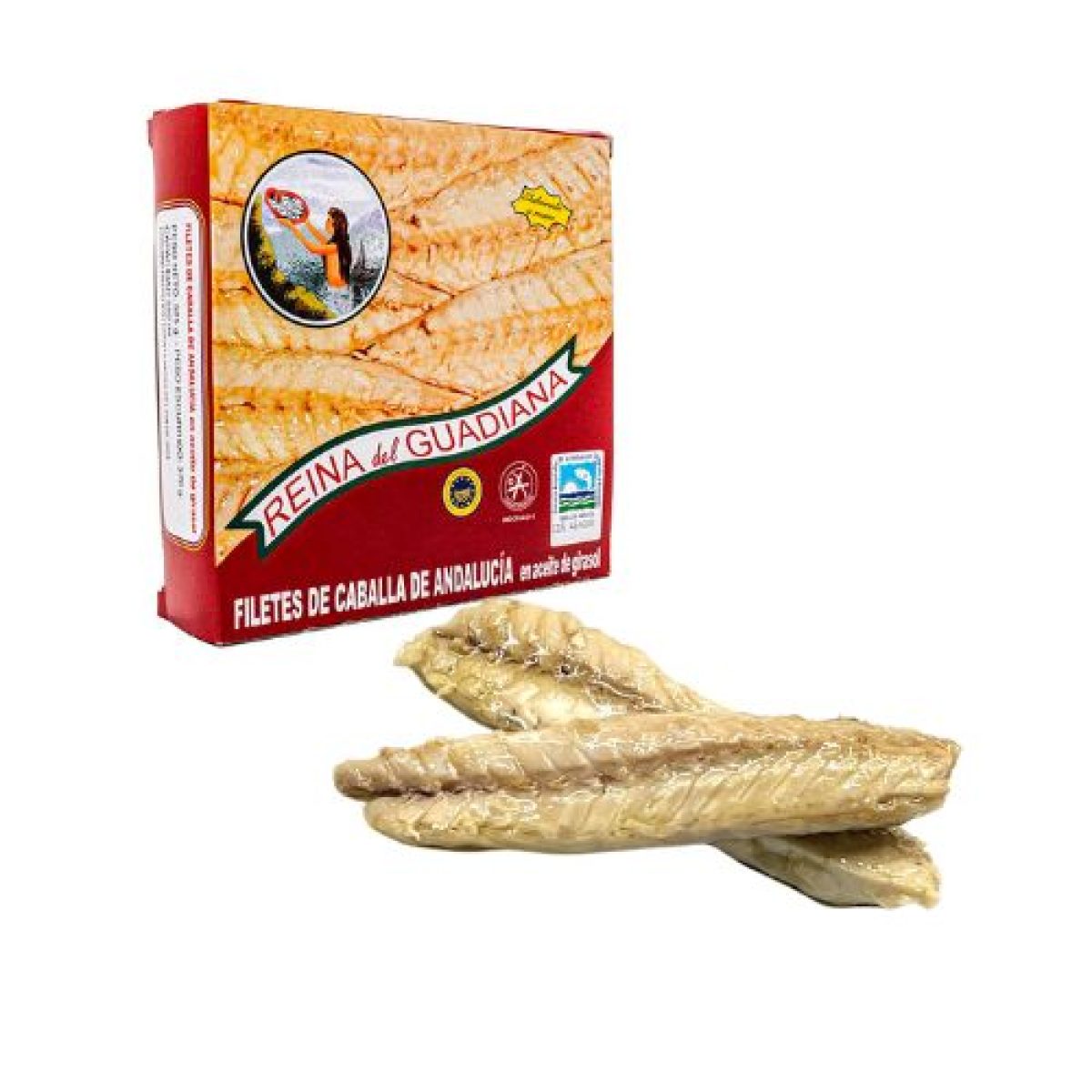 Filetes de Caballa en Aceite de Girasol Reina del Guadiana 550 gr