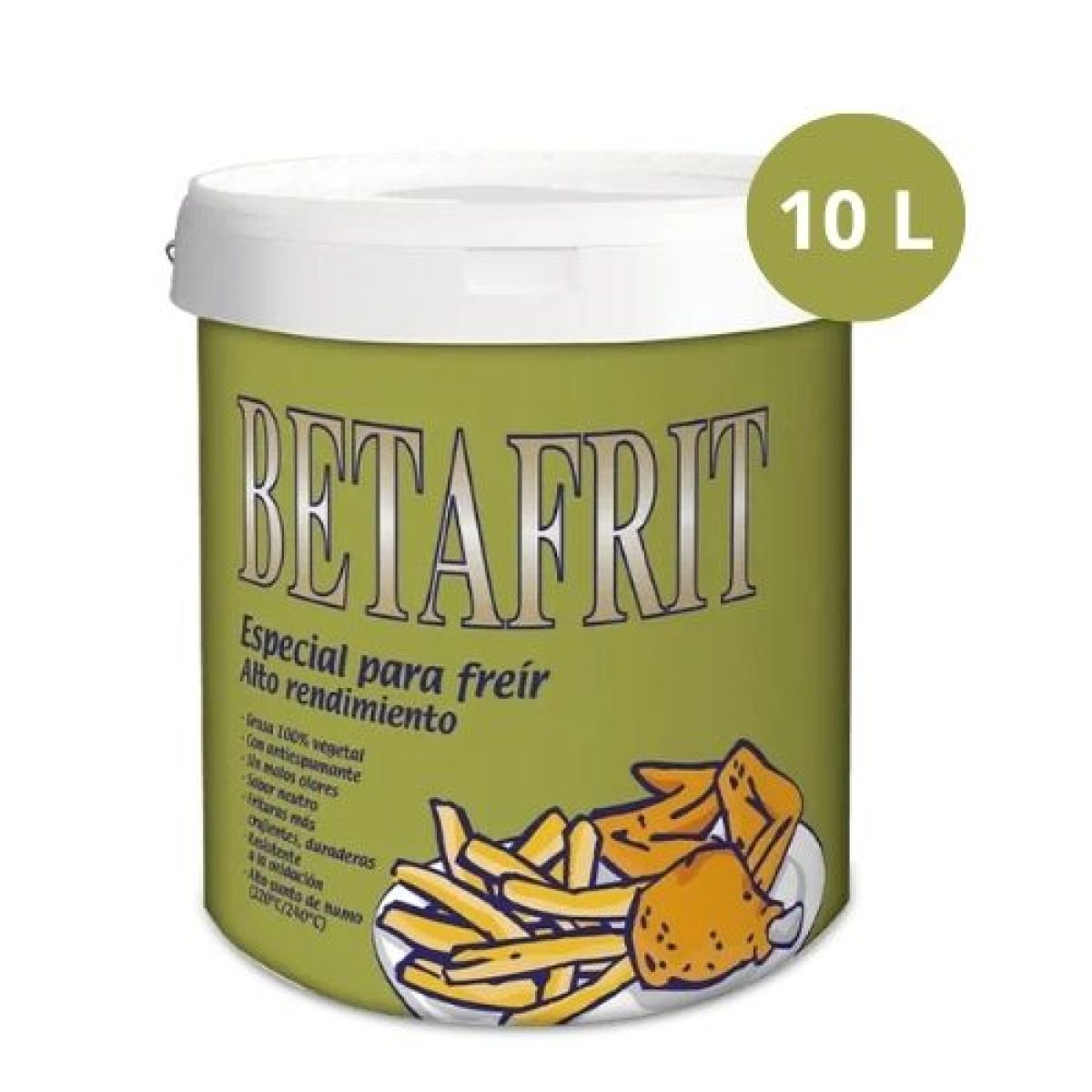 Cubo de Aceite Vegetal Betafrit 10 L