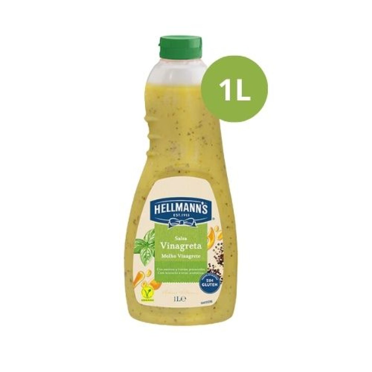 Bote de Salsa Vinagreta Hellmann´s 1 L