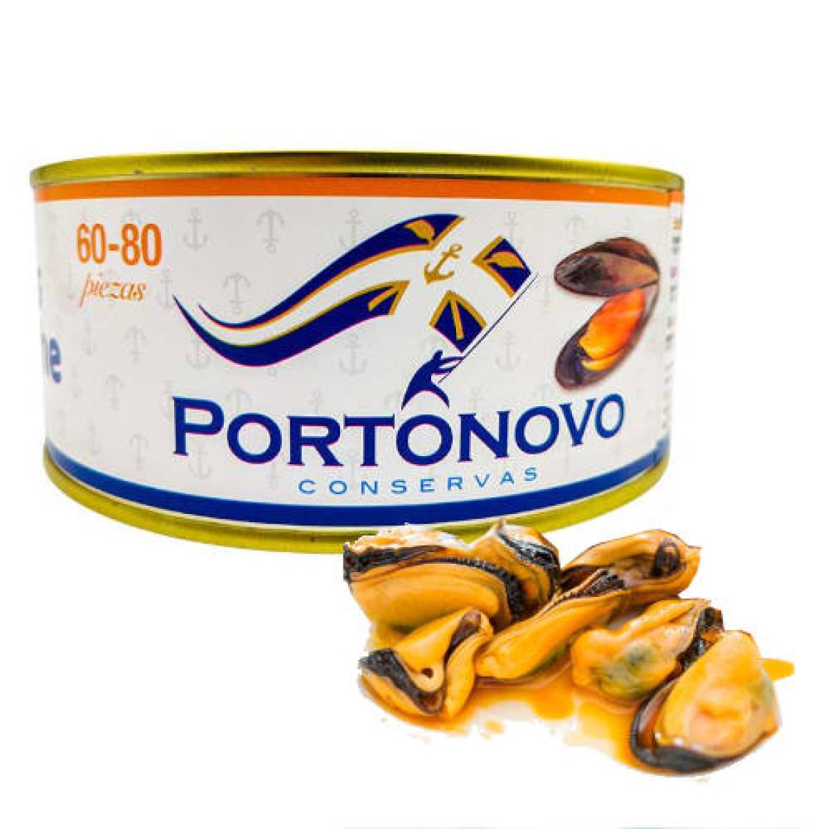 Mejillones Fritos en Escabeche Portonovo 60/80 piezas