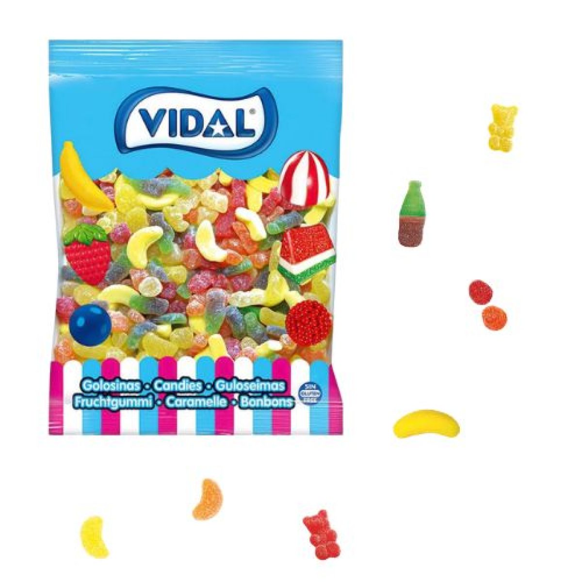 Surtido de Frutas Mix Golosinas Vidal 1 kg