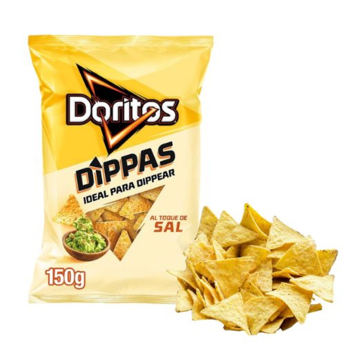 Triángulos de Maíz Doritos Díppas 150gr x5 