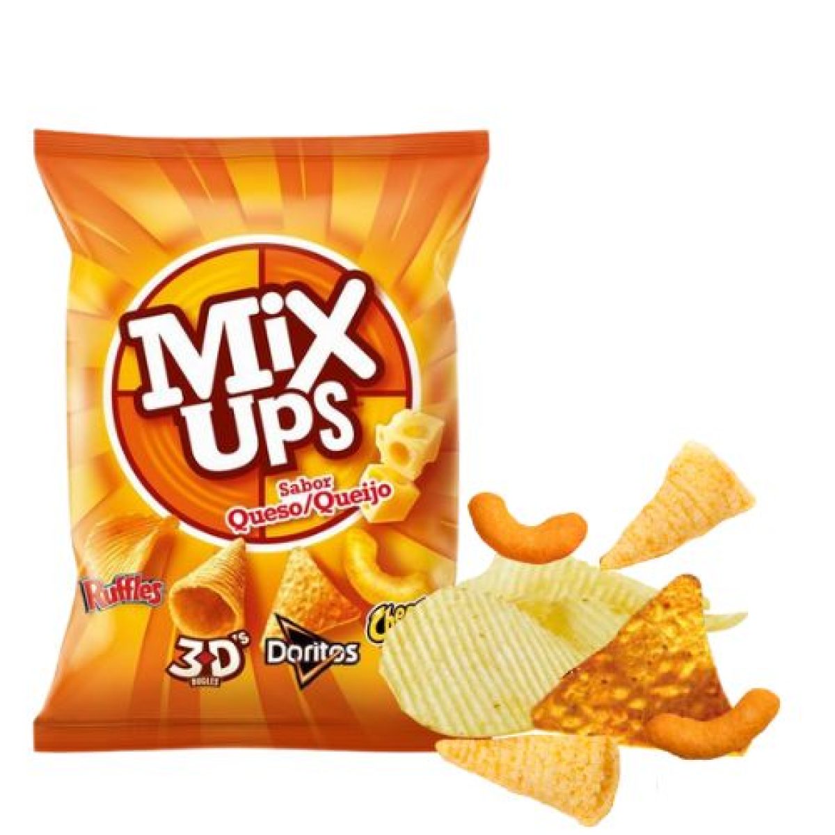 Revuelto Mix Ups Favoritos Sabor Queso 125gr. x5