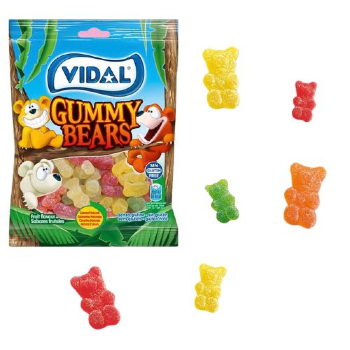 Surtido de Ositos Gummy Bears Golosinas Vidal x14