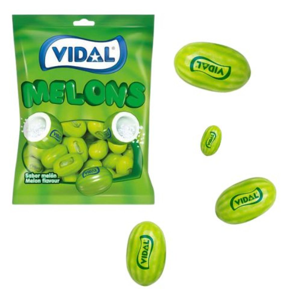 Melones de Chicle Golosinas Vidal x14