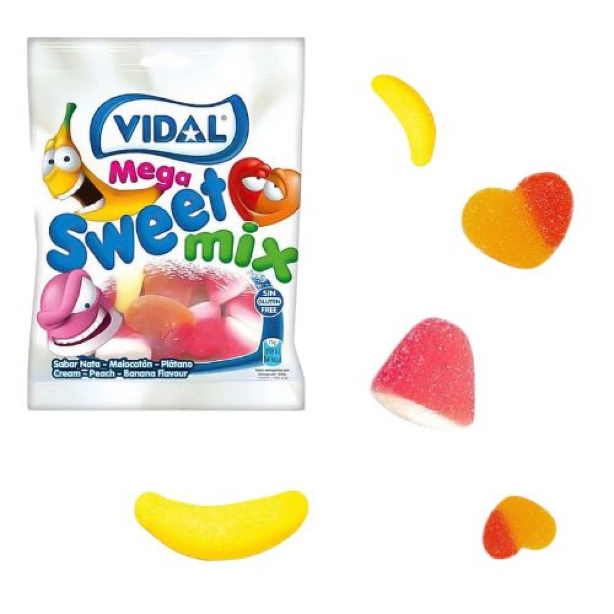 Megasurtido de Azúcar Sweet Mix Golosinas Vidal x14