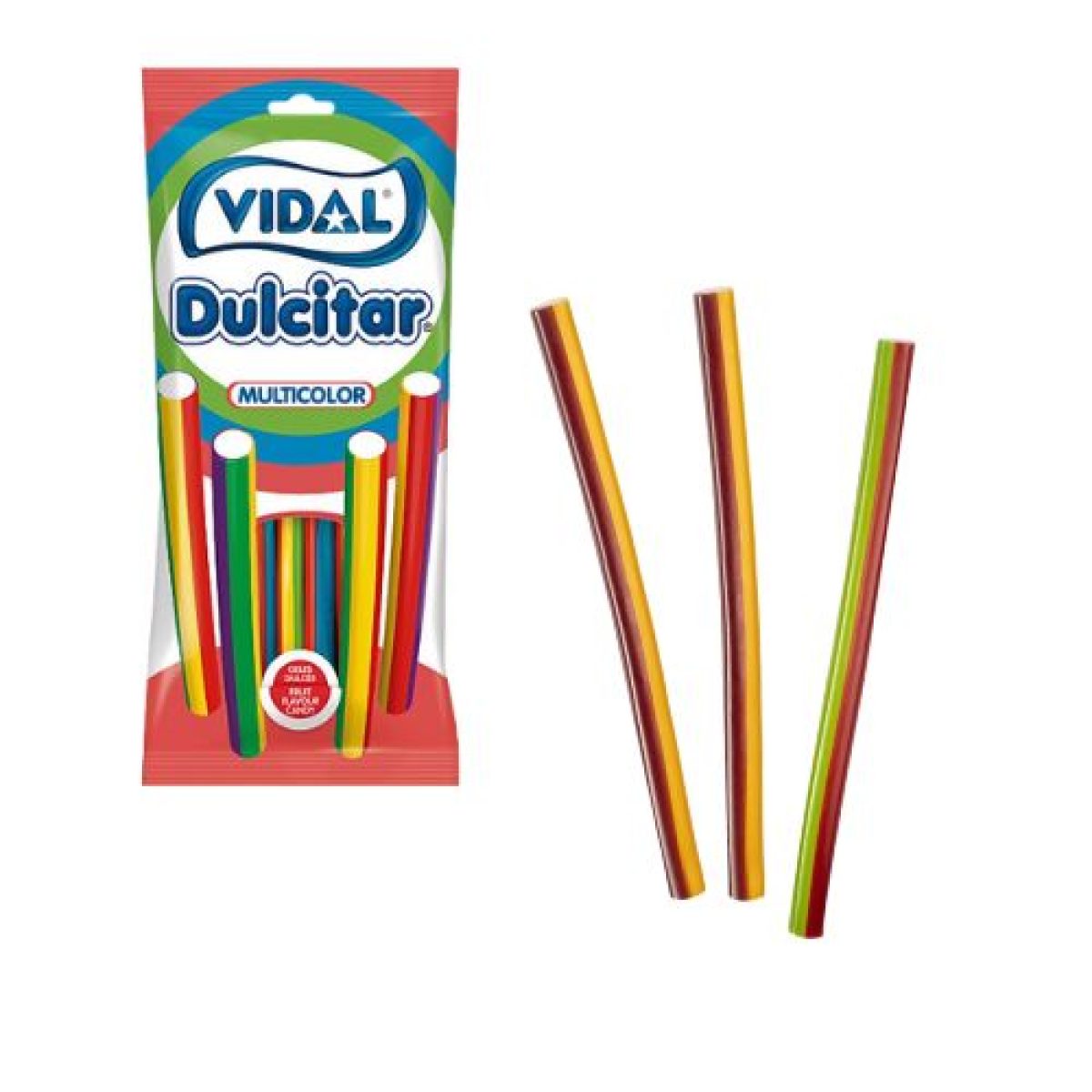 Regalices Brillo Dulcitar Multicolor Golosinas Vidal x14