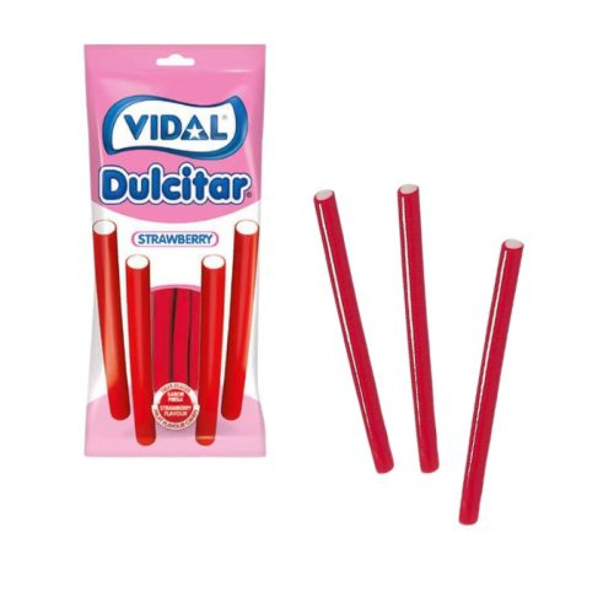 Regalices Brillo Dulcitar de Fresa Golosinas Vidal x14