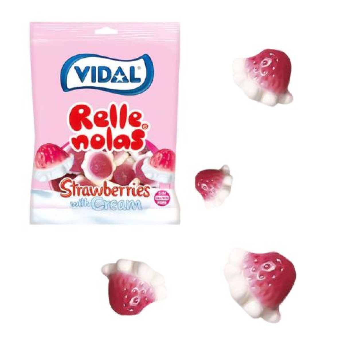 Fresones Rellenos de Gelatina Golosinas Vidal x14