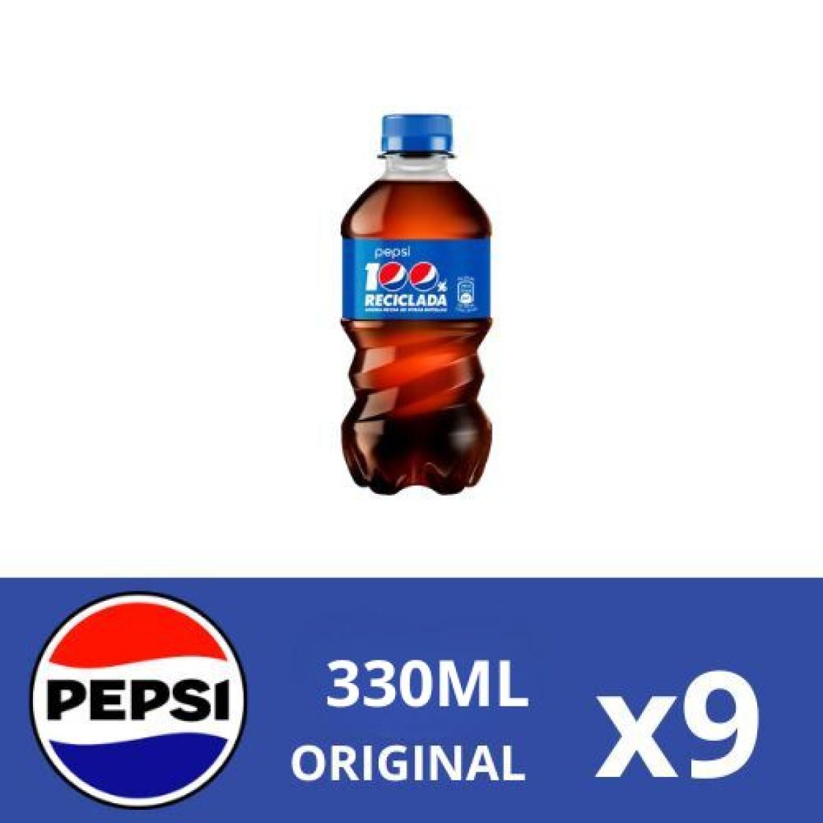 Mini Botellas Pet de Pepsi Original x9