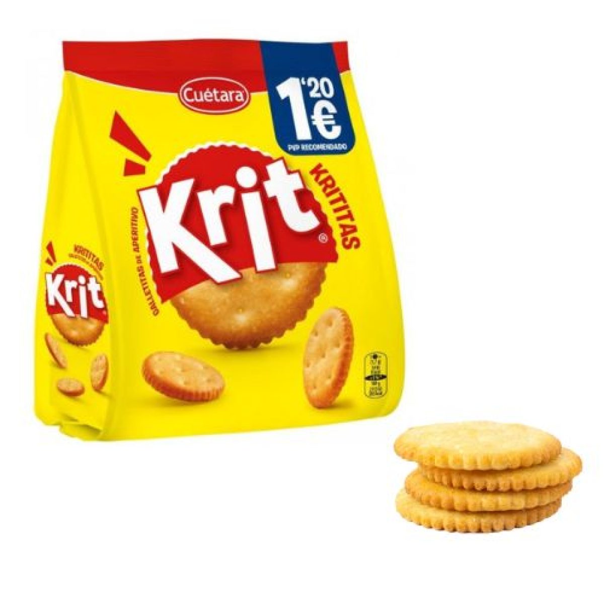 Galletas de Aperitivo Saladas Krititas de Cuétara x6