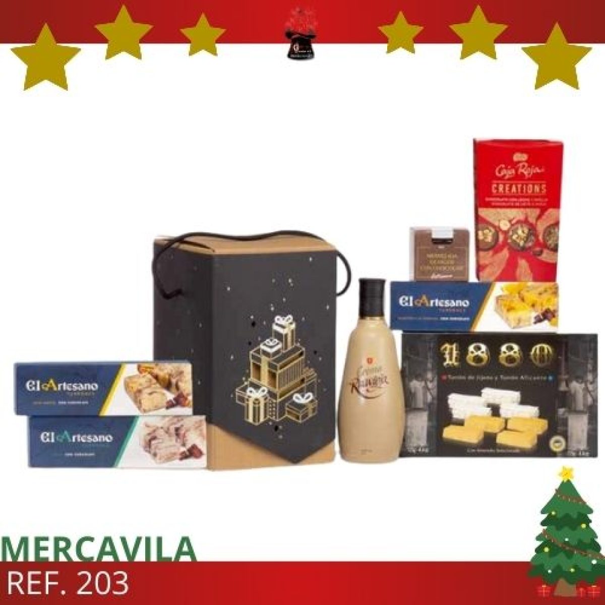 Detalles Especiales de Cesta de Navidad REF. 203