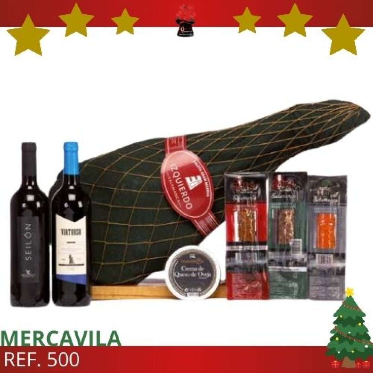 Cajas Jamoneras de Navidad REF. 500