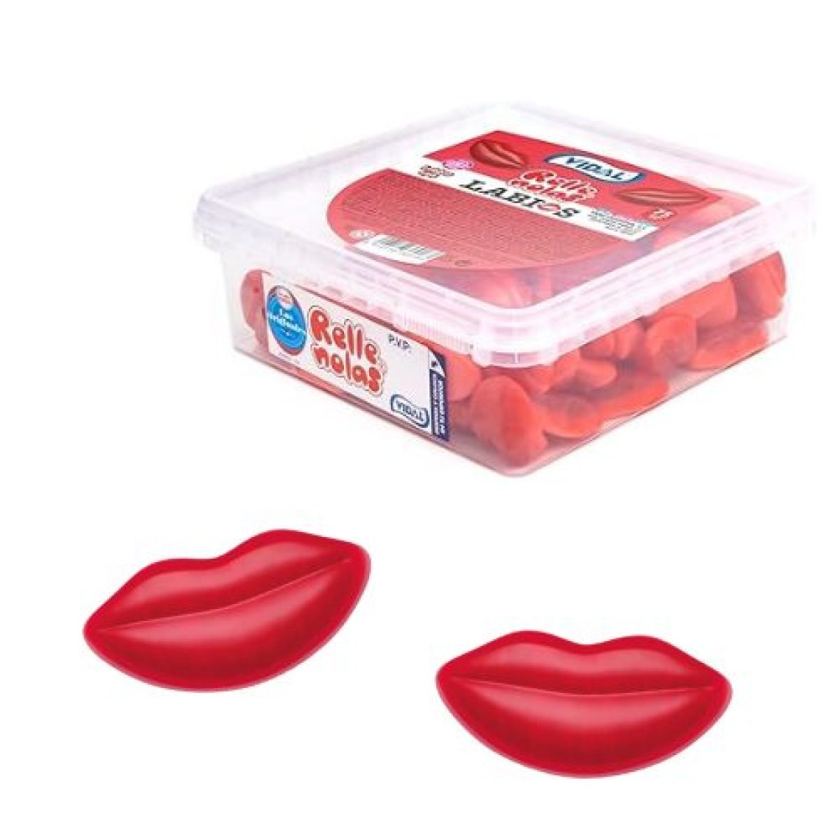 Gominolas Rellenolas Labios Rellenos de Gelatina Vidal x75