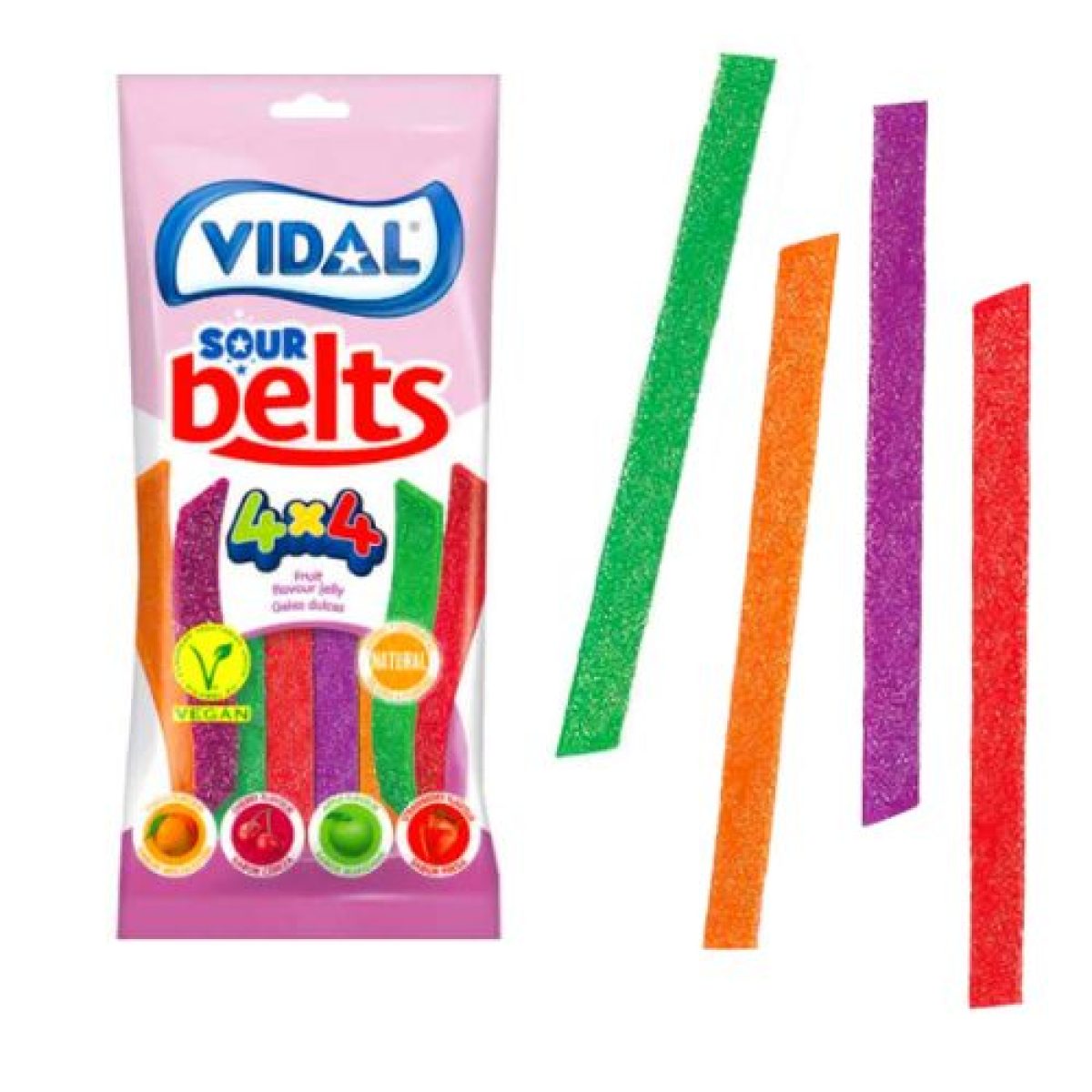 Lenguas de Colores Recubiertas de Azúcar Golosinas Vidal x14