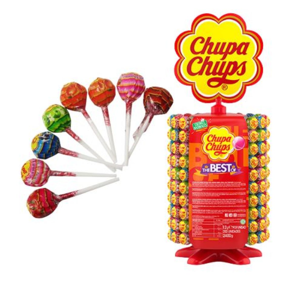 Caramelos Chupa Chups Rueda de Sabores x200