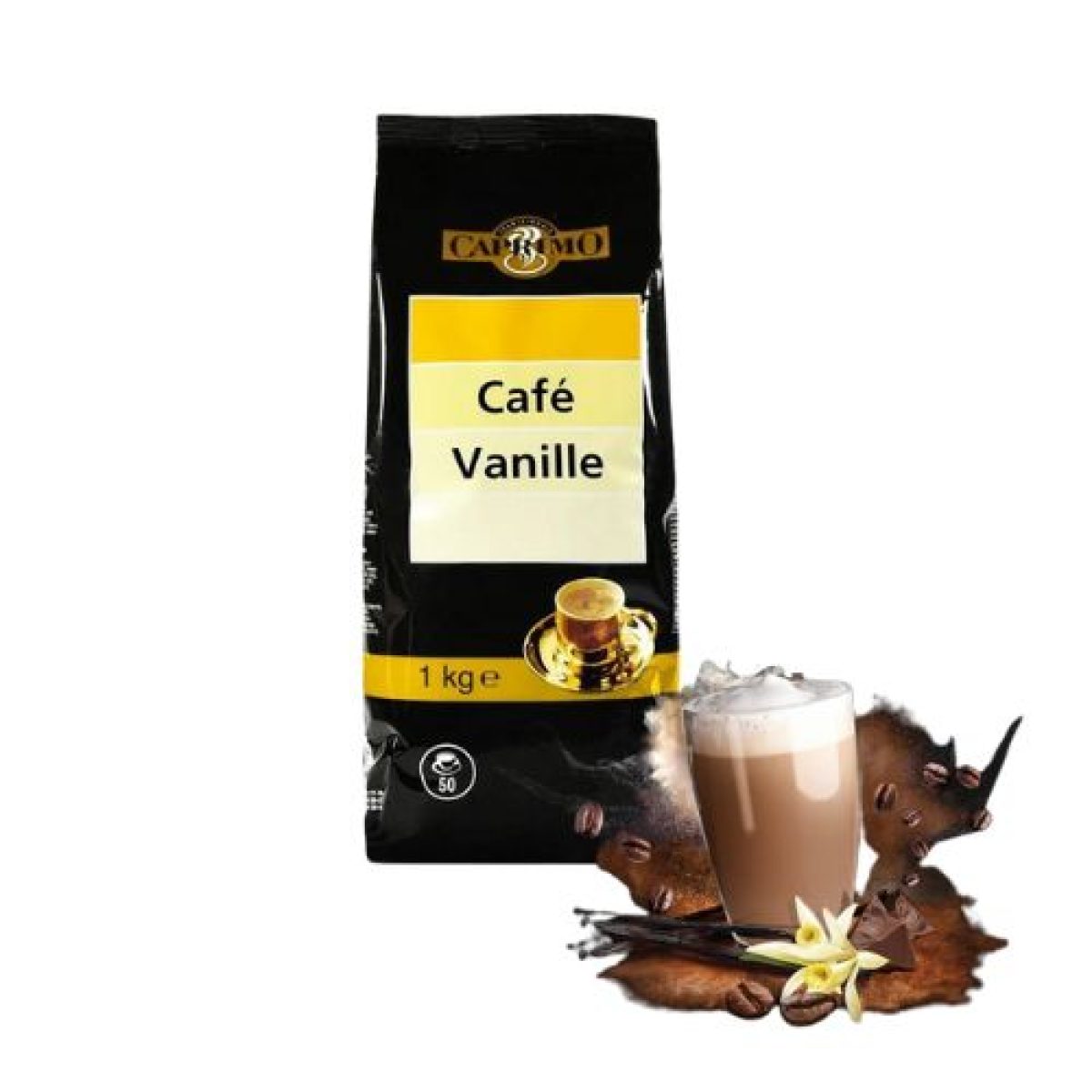 Café Soluble Sabor Vainilla Caprimo 1kg