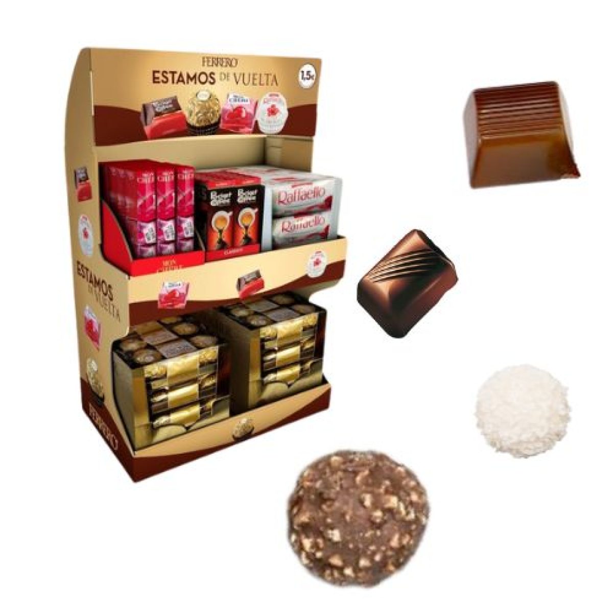 Expositor de Mini Bombones Ferrero x75