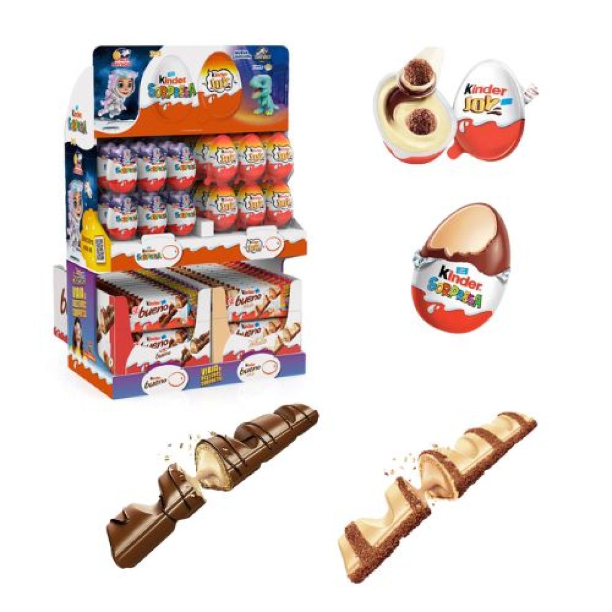 Expositor de Kinder Bueno y Huevos de Chocolate TOP 4