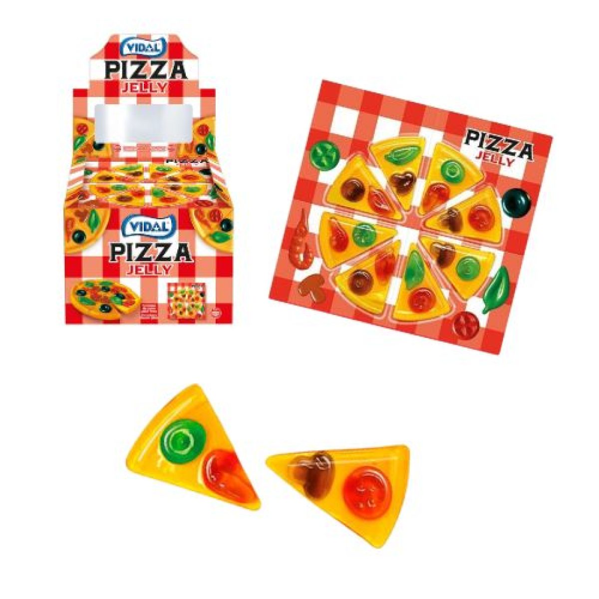 Pizza Jelly de Gelatina Golosinas Vidal x11