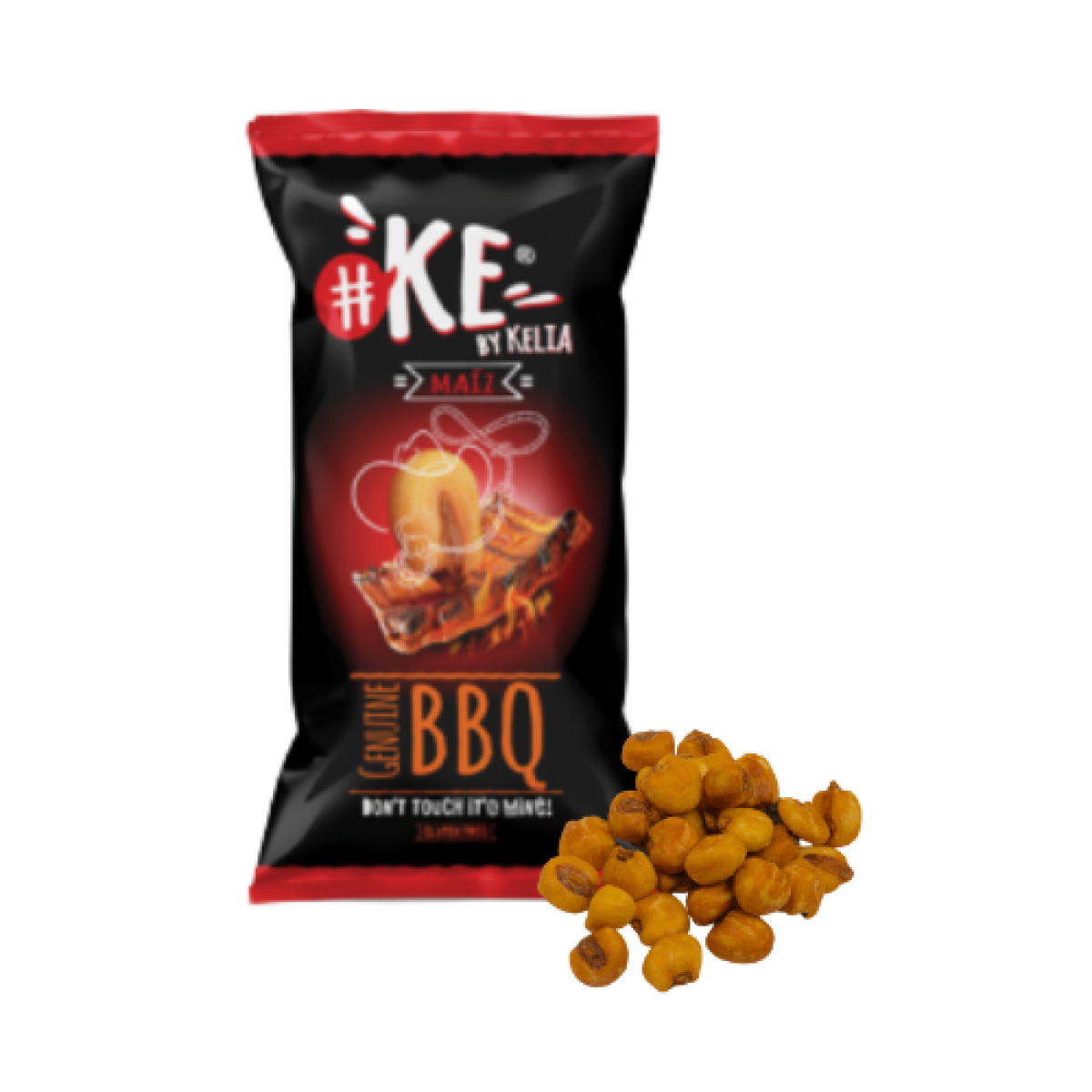 Maíz Frito KE Sabor Barbacoa Sin Gluten Damel x30