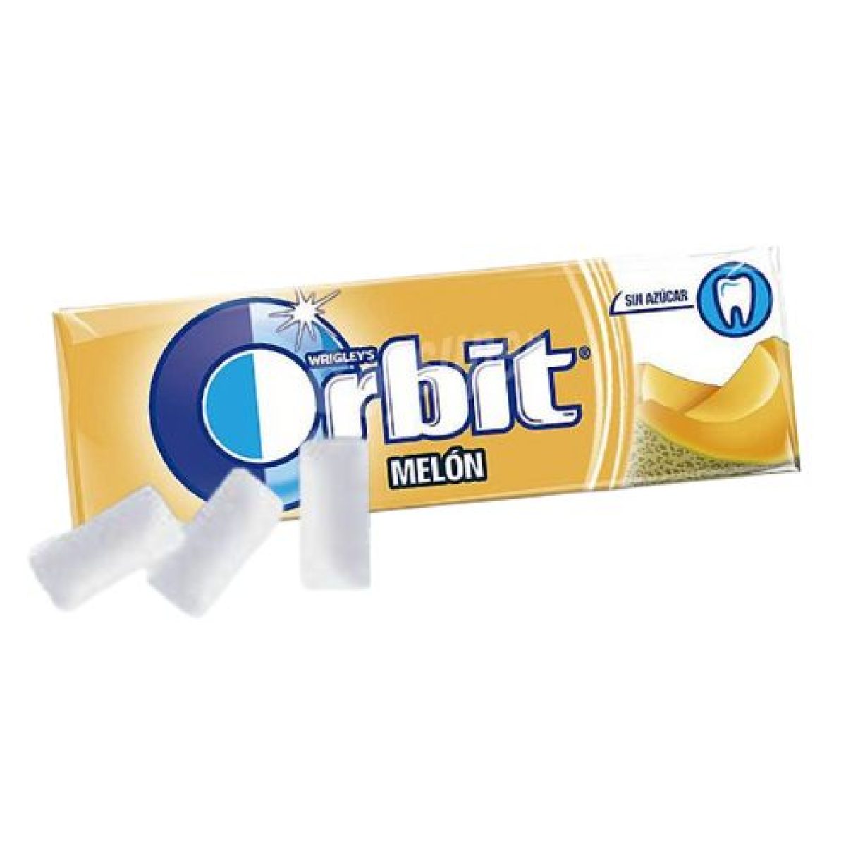 Chicles Orbit Sabor Melón Grageas Sin Azúcar x30