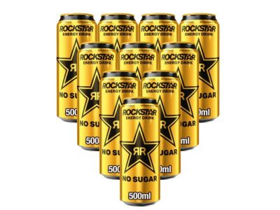 Bebida Energética Rockstar Sabor Original sin Azúcar x12