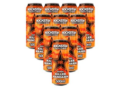 Bebida Energética Rockstar Sabor Killer Mandarine x12