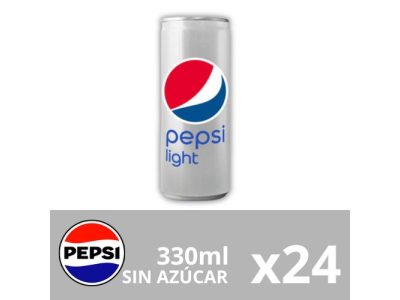 Latas de Pepsi Light sin Azúcar x24