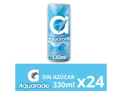 Latas de Aquarade Sabor Limón Sin Azúcar x24