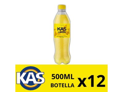 Botellas de Kas Sabor Limón x12