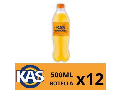 Botellas de Kas Sabor Naranja x12